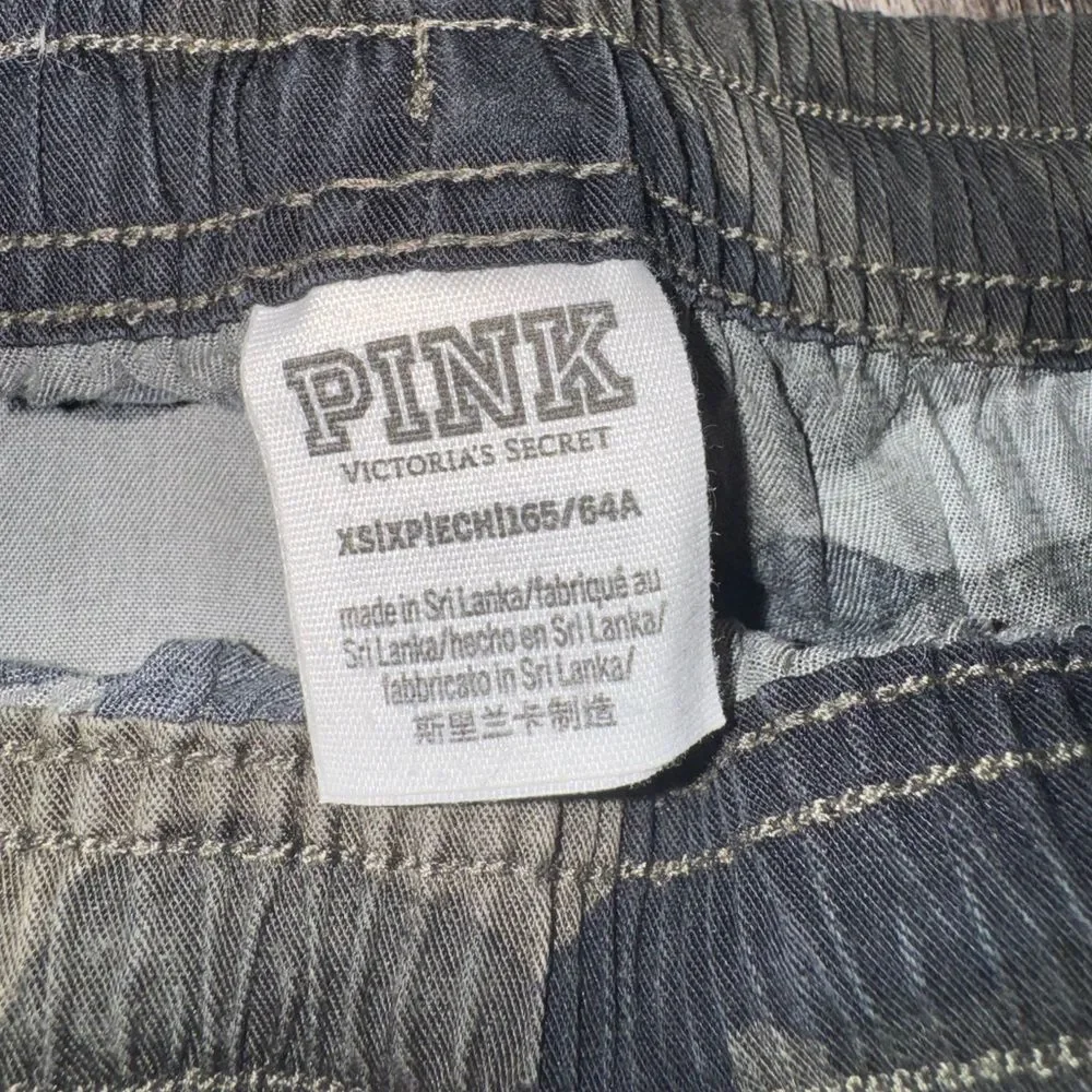 Victoria's Secret PINK Green Camouflage Joggers Pants Women’s XS - Picture 3 of 4